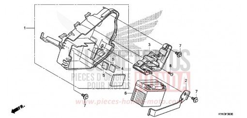 BATTERY (CRF110FD/E/H/J) CRF110FD de 2013